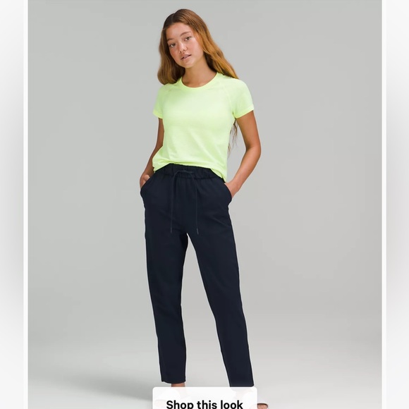 lululemon athletica Pants - Lululemon Navy Stretch High-Rise Pant Size 2